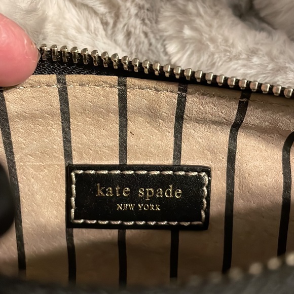 Kate Spade New York Small black leather satchel - Picture 7 of 8